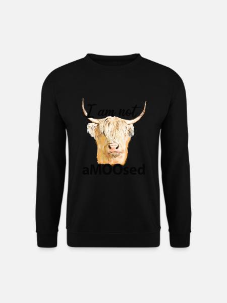 Highland cow - Unisex Sweatshirt - black