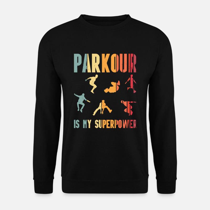 Parkour - Unisex Pullover - Schwarz