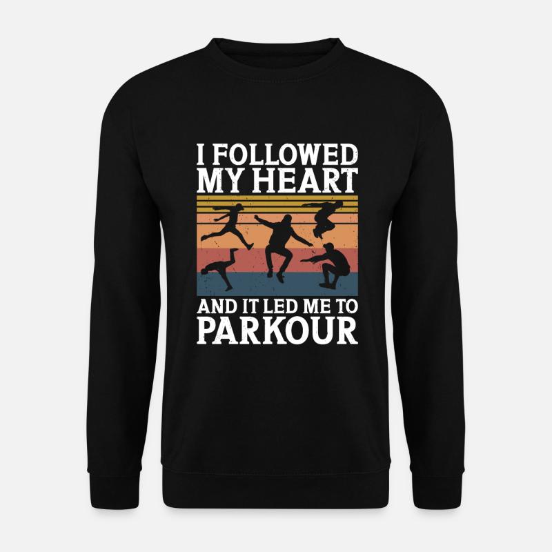 Parkour - Unisex Pullover - Schwarz