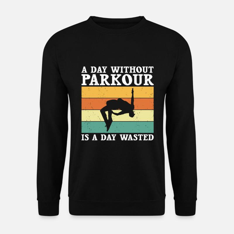 Parkour - Unisex Pullover - Schwarz
