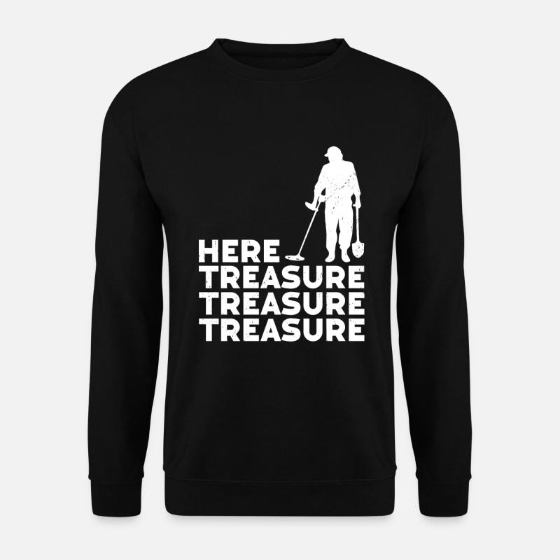 Metalldetektor - Unisex Pullover - Schwarz