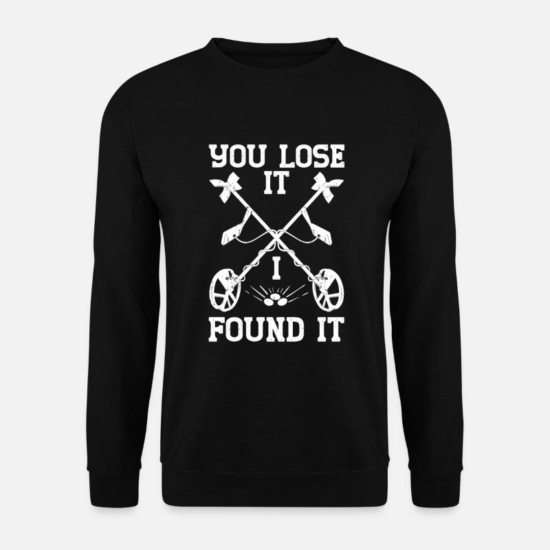 Metalldetektor - Unisex Pullover - Schwarz