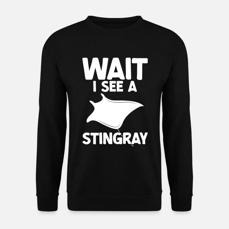 Stachelrochen - Unisex Pullover - Schwarz