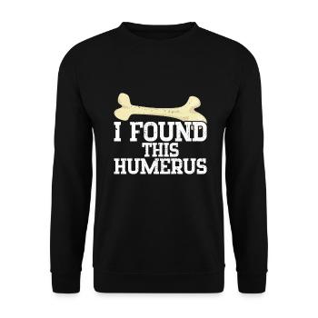 Archaeology - Unisex Sweatshirt - black - Front - Alina (178cm) & Michal (187cm)
