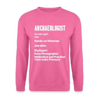 Archaeology - Unisex Sweatshirt - pink - Front