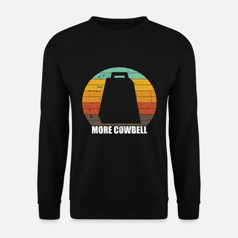 Kuhglocke - Unisex Pullover - Schwarz