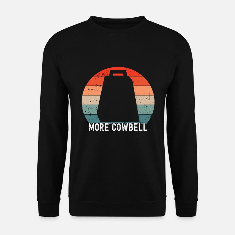 Kuhglocke - Unisex Pullover - Schwarz