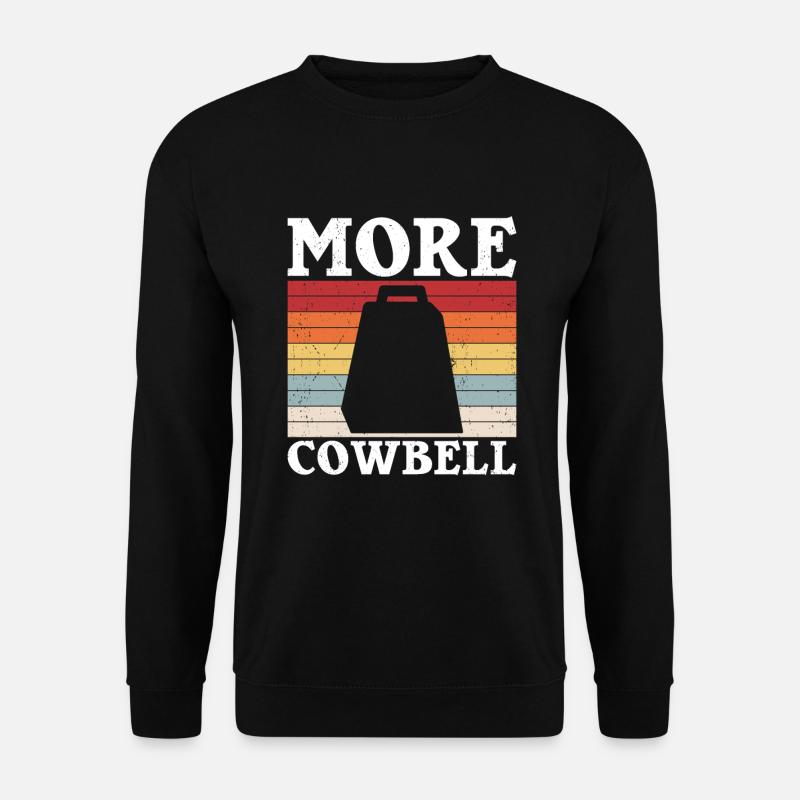 Kuhglocke - Unisex Pullover - Schwarz