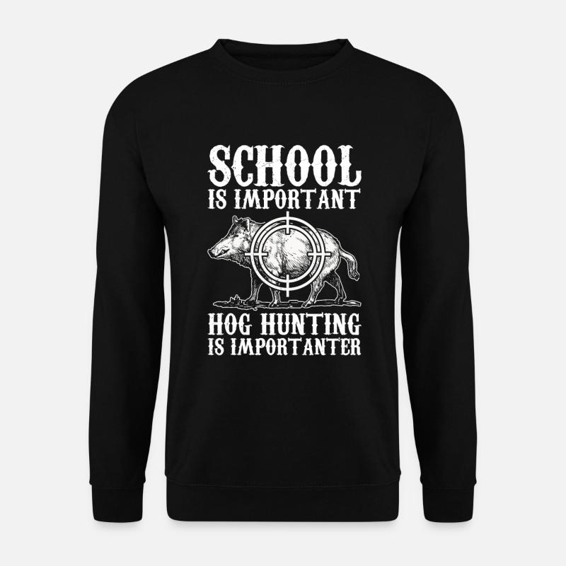 Pig Hunting Hunter Pig Hunting - Unisex Sweatshirt - black