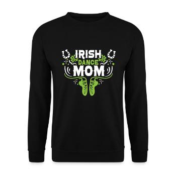Irish Dance St. Patrick's Dance - Unisex Sweatshirt - black - Front - Alina (178cm) & Michal (187cm)