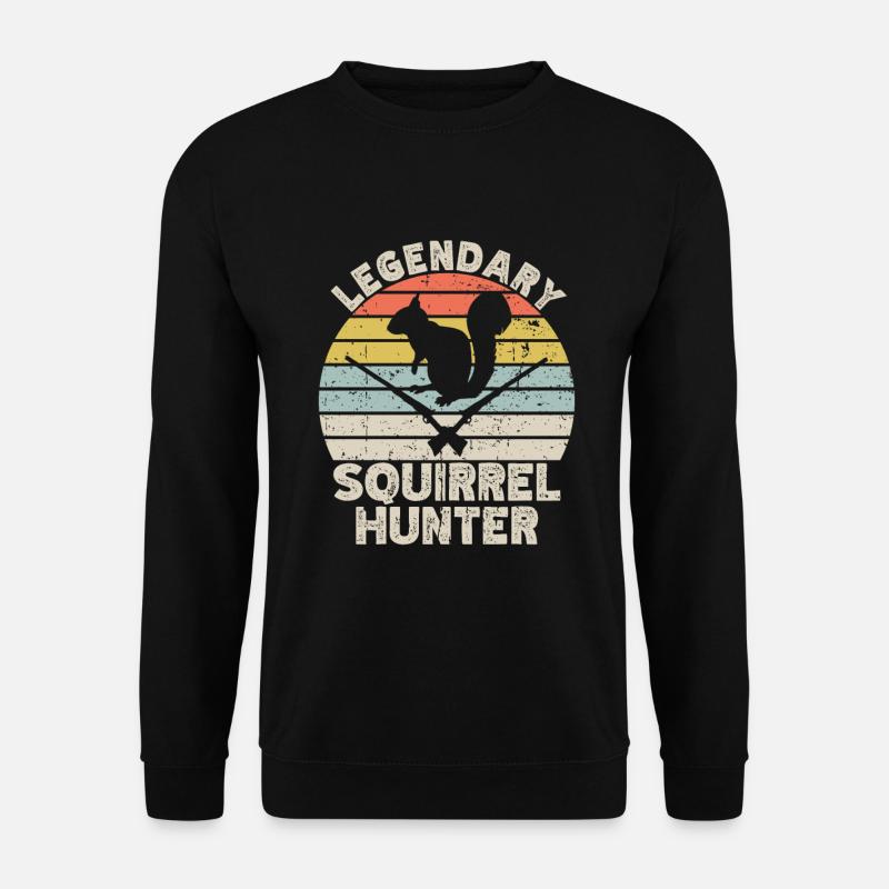 Squirrel hunting - Unisex Sweatshirt - black