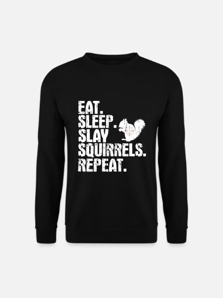 Squirrel hunting - Unisex Sweatshirt - black