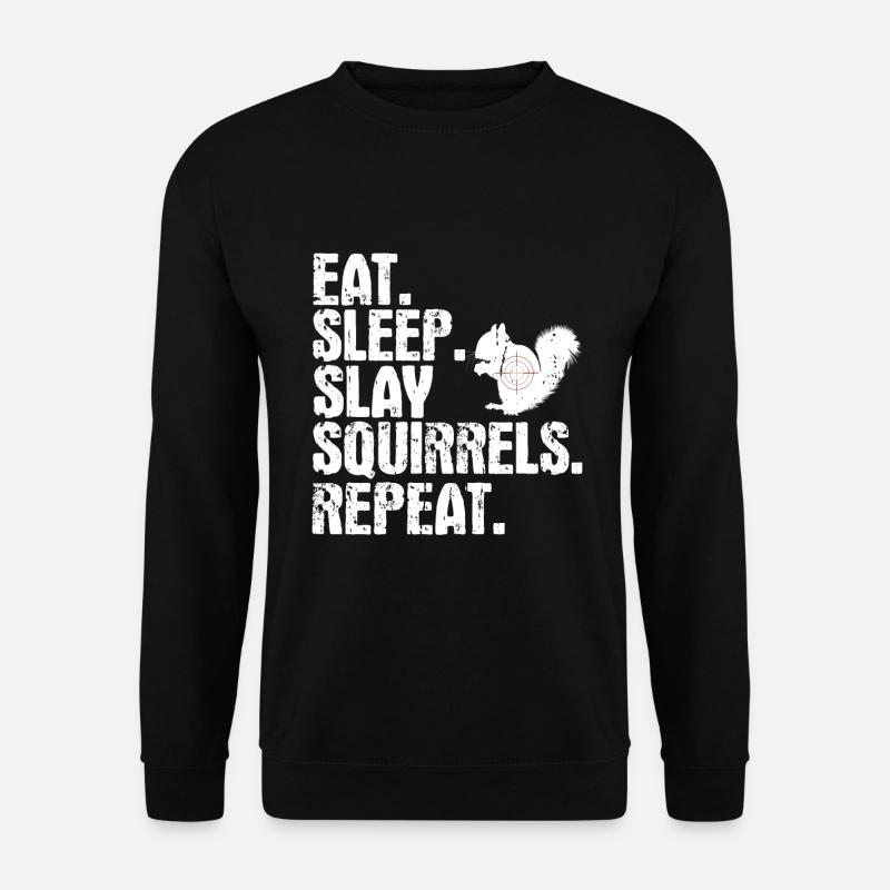 Squirrel hunting - Unisex Sweatshirt - black