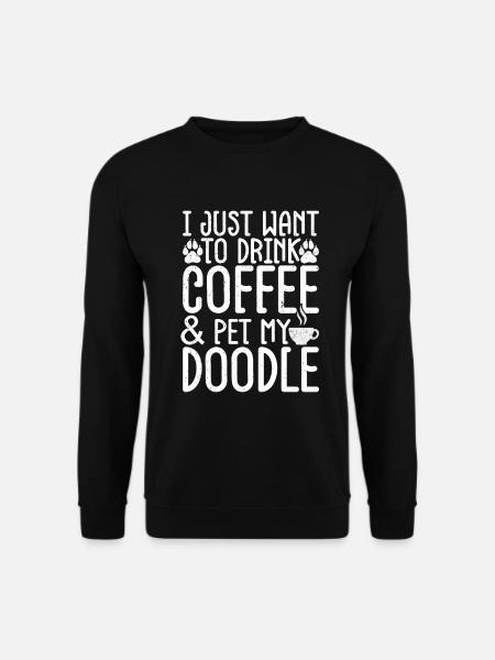 Golden Doodle Dog Lovers - Unisex Sweatshirt - black