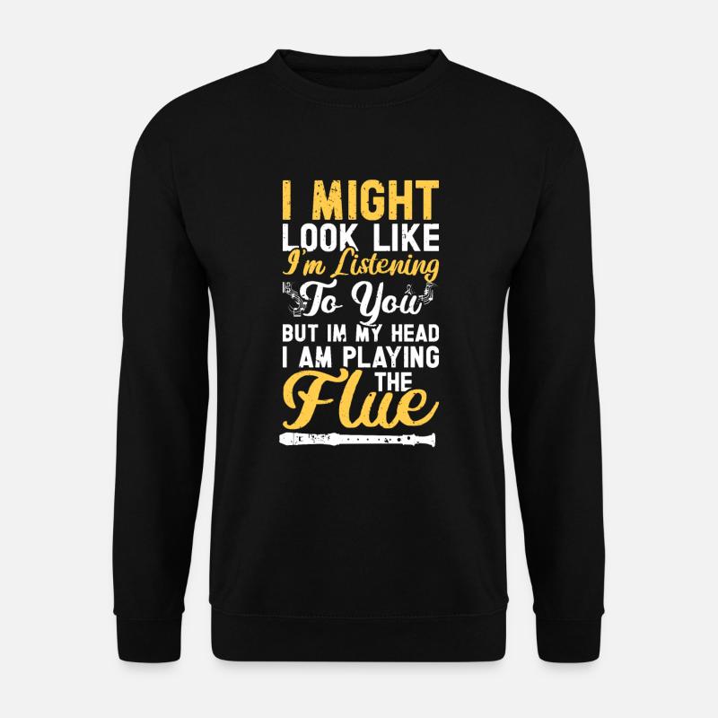Flute - Unisex Sweatshirt - black