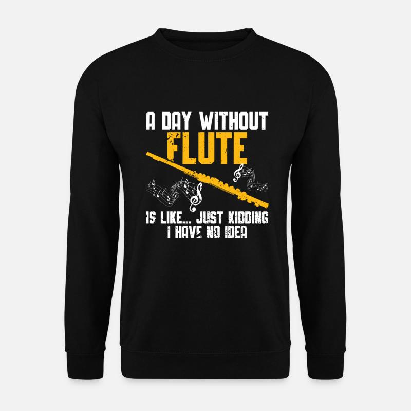 Flute - Unisex Sweatshirt - black