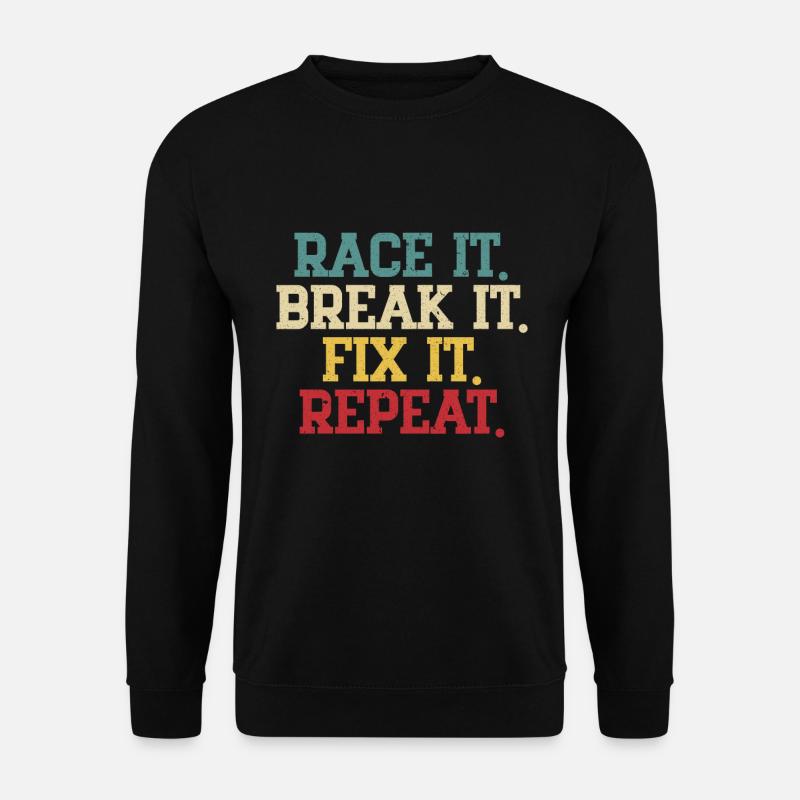 Geh Kart - Unisex Pullover - Schwarz