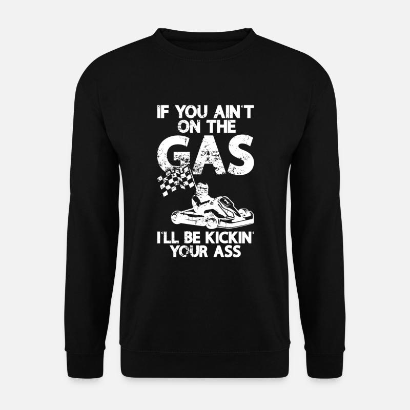 Geh Kart - Unisex Pullover - Schwarz
