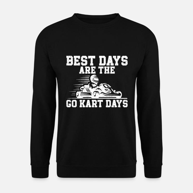 Geh Kart - Unisex Pullover - Schwarz