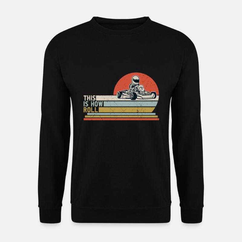 Geh Kart - Unisex Pullover - Schwarz