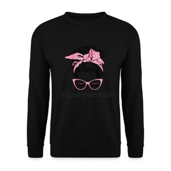 Wash workers - Unisex Sweatshirt - black - Front - Alina (178cm) & Michal (187cm)