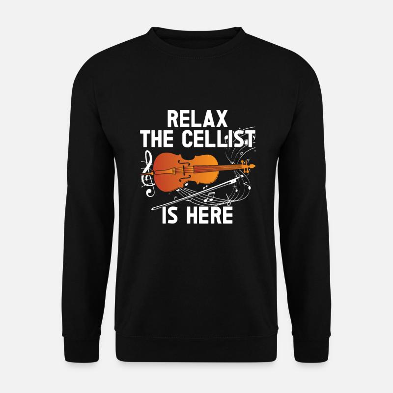 Cello -Musikinstrument - Unisex Pullover - Schwarz