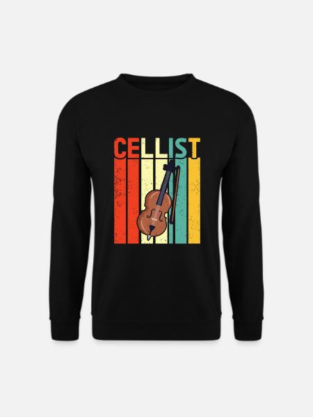 Cello -Musikinstrument - Unisex Pullover - Schwarz