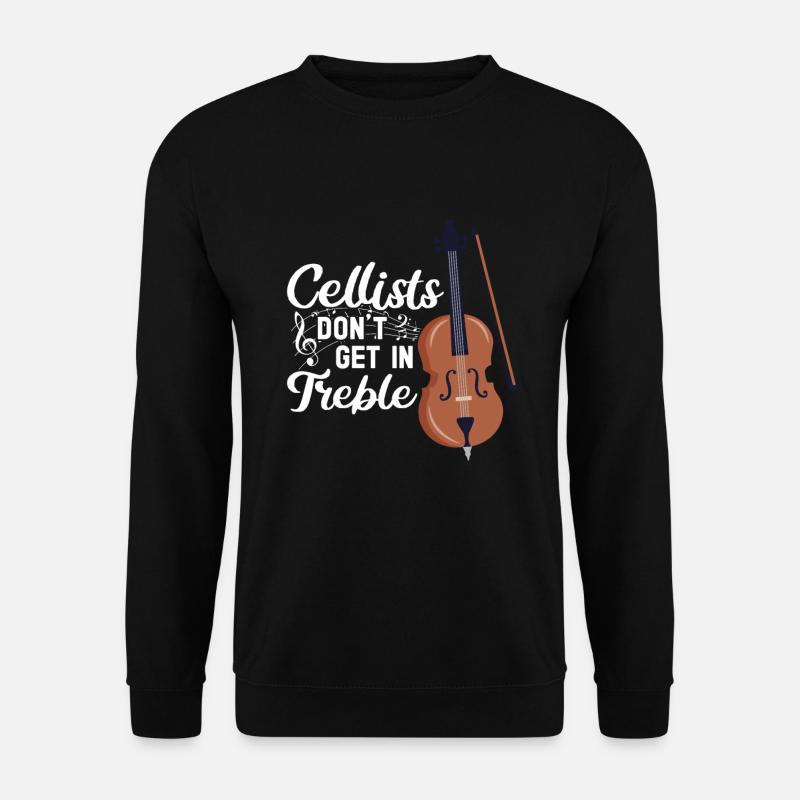 Cello -Musikinstrument - Unisex Pullover - Schwarz