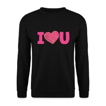 Conchas Pan dulce Latina Espagnol - Sweat-shirt Unisexe - noir - Devant - Alina (178cm) & Michal (187cm)