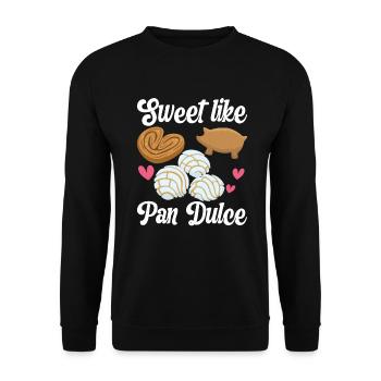 Conchas Pan dulce Latina Espagnol - Sweat-shirt Unisexe - noir - Devant - Alina (178cm) & Michal (187cm)
