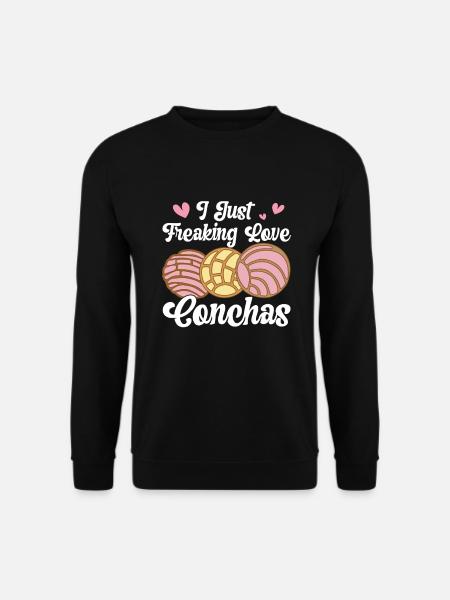 Conchas Pan dulce Latina Espagnol - Sweat-shirt Unisexe - noir