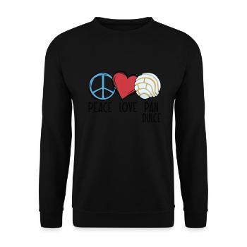 Conchas Pan dulce Latina Espagnol - Sweat-shirt Unisexe - noir - Devant - Alina (178cm) & Michal (187cm)