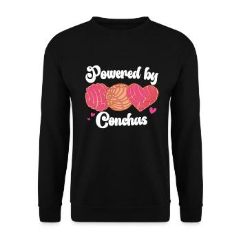 Conchas Pan Dulce Latina Espagnol - Sweat-shirt Unisexe - noir - Devant - Alina (178cm) & Michal (187cm)