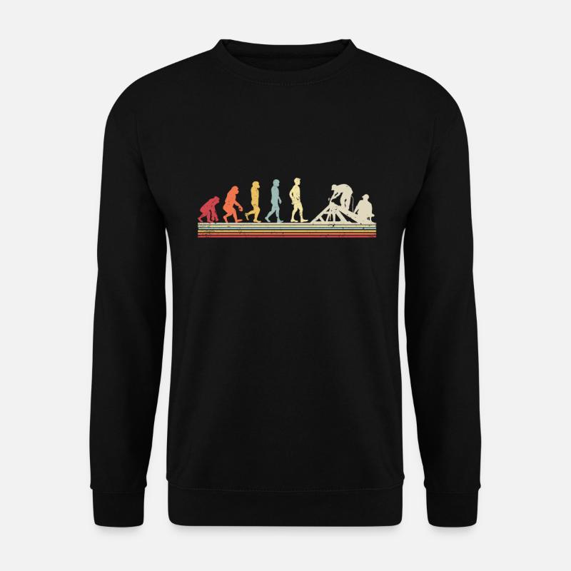 Dachdecker -Dachhäuser Reparaturen - Unisex Pullover - Schwarz