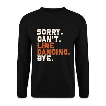 Line Dancing Cowboy Boots Western - Unisex Pullover - Schwarz - Vorne - Alina (178cm) & Michal (187cm)