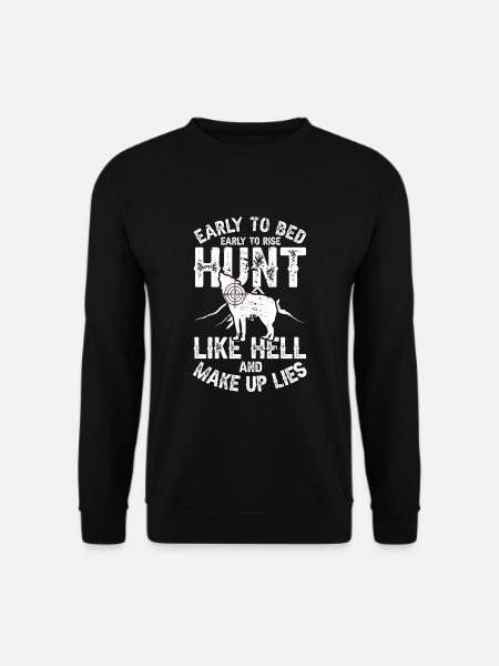 Coyote hunting - Unisex Sweatshirt - black