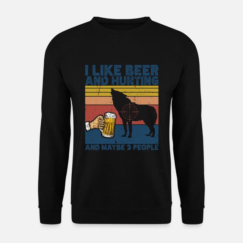 Kojotenjagd - Unisex Pullover - Schwarz