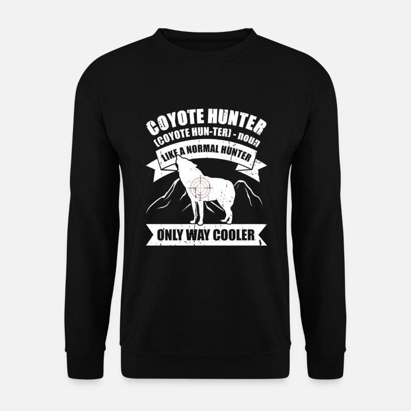 Kojotenjagd - Unisex Pullover - Schwarz