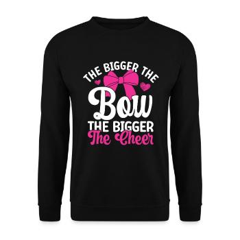 Cheerleader - Sweat-shirt Unisexe - noir - Devant - Alina (178cm) & Michal (187cm)