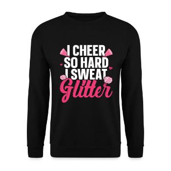 Cheerleader - Unisex Pullover - Schwarz - Vorne - Alina (178cm) & Michal (187cm)
