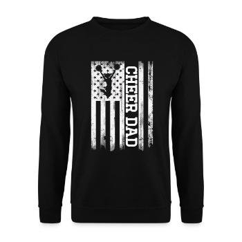 Cheerleader - Unisex Pullover - Schwarz - Vorne - Alina (178cm) & Michal (187cm)
