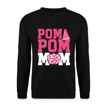 Cheerleader - Unisex Pullover - Schwarz - Vorne - Alina (178cm) & Michal (187cm)