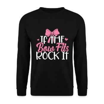 Cheerleader - Sweat-shirt Unisexe - noir - Devant - Alina (178cm) & Michal (187cm)