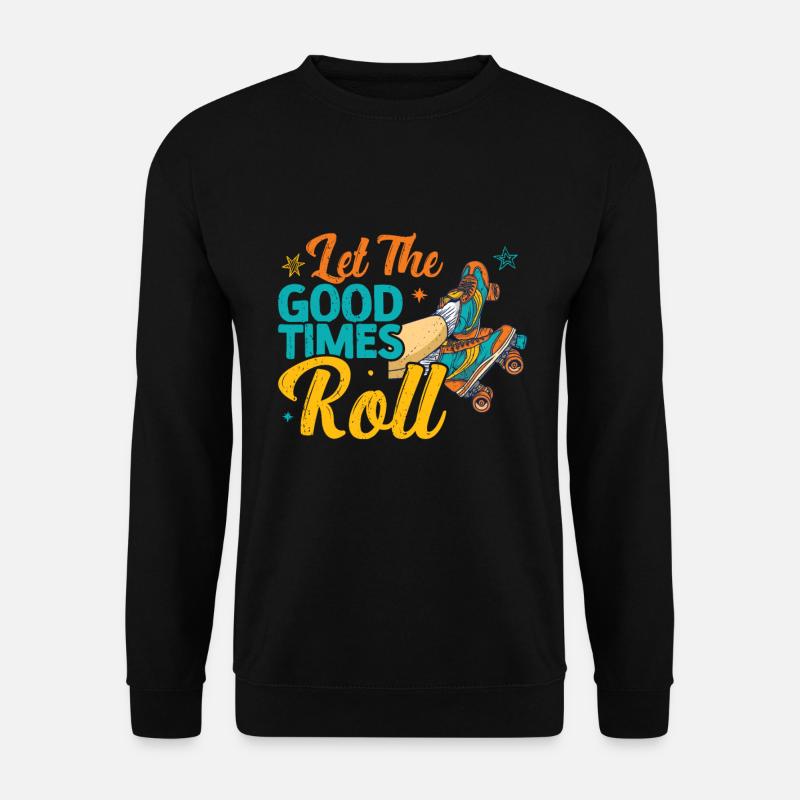 Rollschuhe - Unisex Pullover - Schwarz