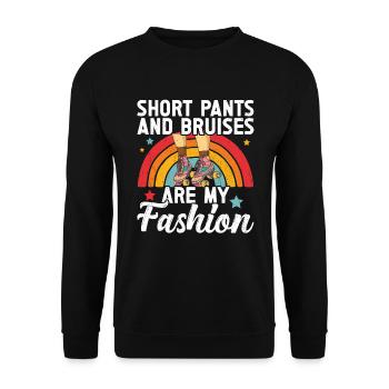 Patins - Sweat-shirt Unisexe - noir - Devant - Alina (178cm) & Michal (187cm)