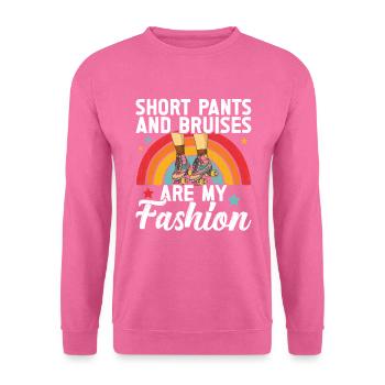 Roller skates - Unisex Sweatshirt - pink - Front