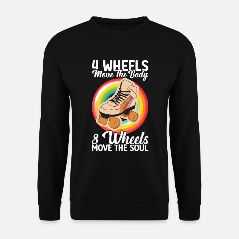 Roller skates - Unisex Sweatshirt - black