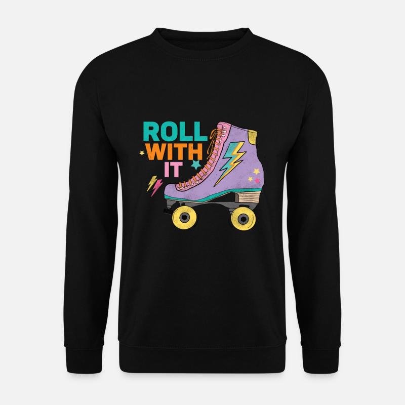 Roller skates - Unisex Sweatshirt - black