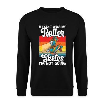 Patins - Sweat-shirt Unisexe - noir - Devant - Alina (178cm) & Michal (187cm)