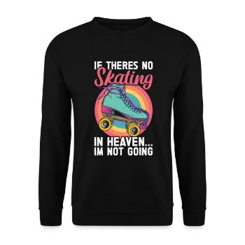 Patins - Sweat-shirt Unisexe - noir - Devant - Alina (178cm) & Michal (187cm)
